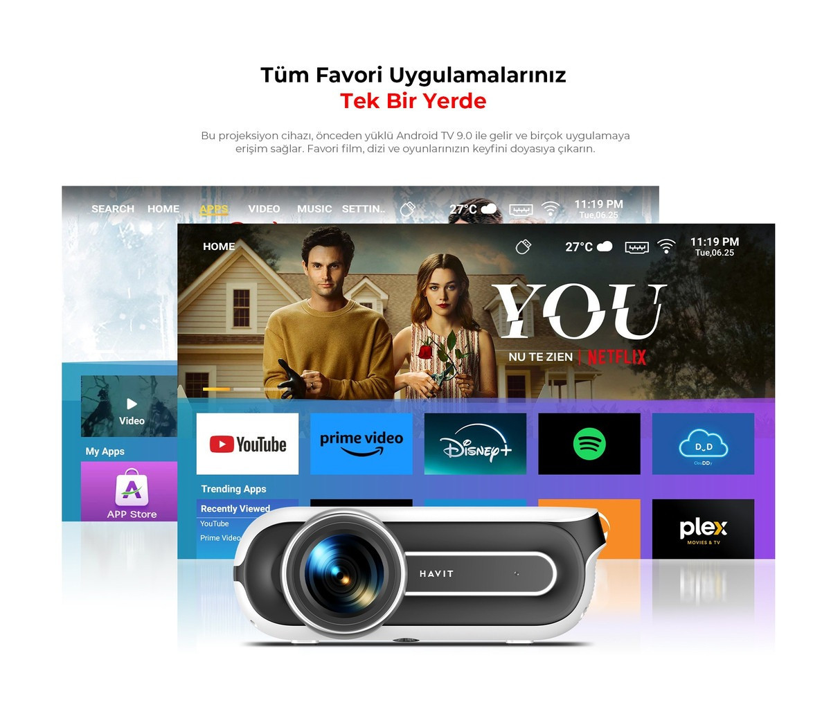 Havit PJ209A Pro Full Hd 1080p 