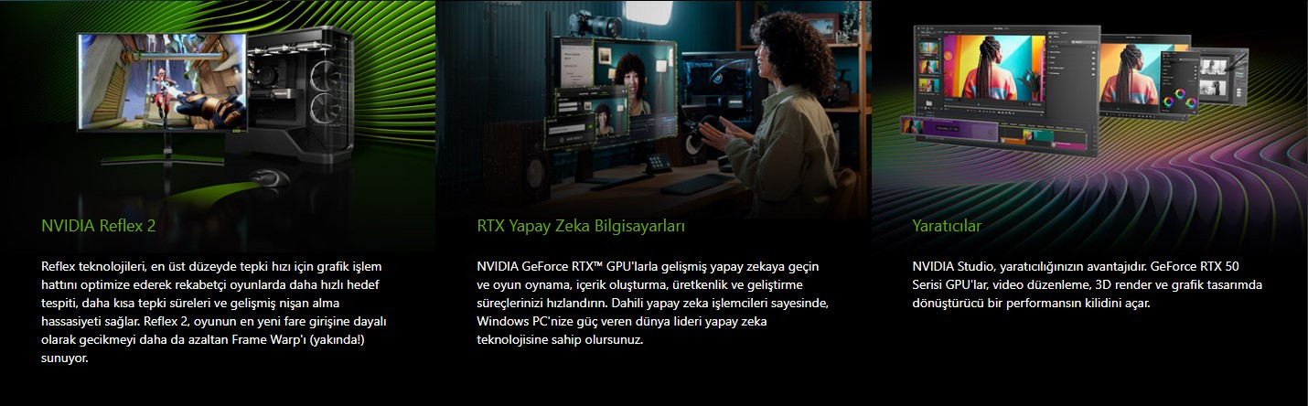 GAINWARD GeForce RTX5060 GHOST 8GB GDDR7 128Bit Gaming Ekran Kartı