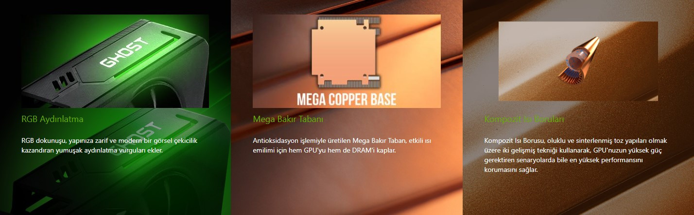 GAINWARD GeForce RTX5060 Ti GHOST 8GB GDDR7 128Bit Gaming Ekran Kartı