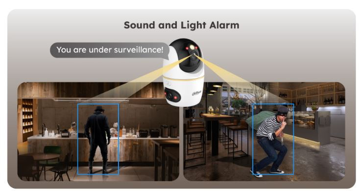 Dahua H5D-5F 5+5MP Indoor Wi-Fi Dual-Lens Pan & Tilt Camera