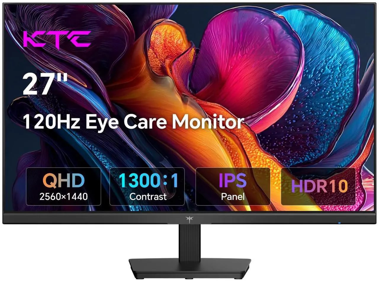 KTC 27″ H27D9 120Hz 5ms 2K QHD FreeSync Premium HDR10 IPS Gaming Monitör