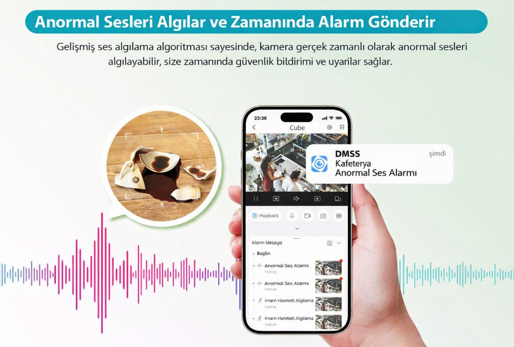 Dahua DH-C5A 5mp 10M Ir Wifi İç Mekan Cube Ip Kamera