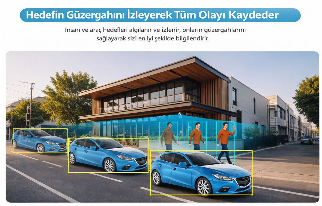 Dahua P3B-PV 3MP Dış Mekan Sabit Odaklı Wi-Fi Pan & Tilt Ağ Kamerası