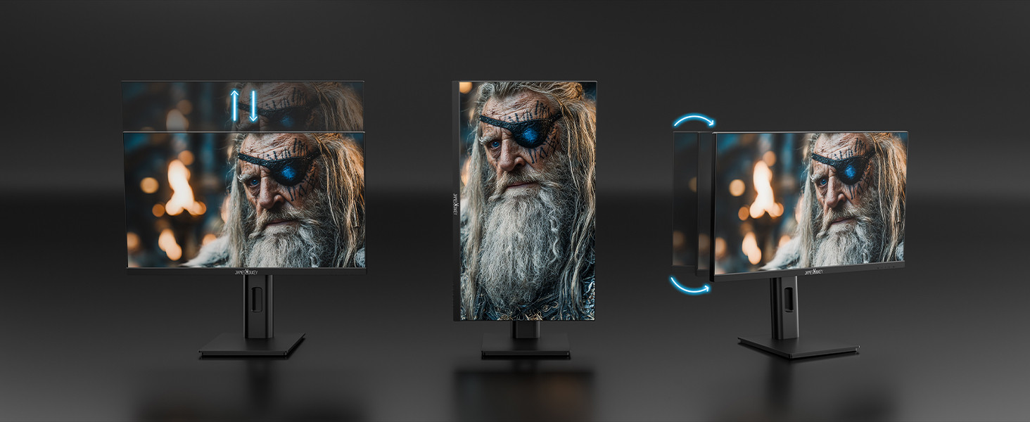 James Donkey Arven A70 27″ 240Hz 0.5Ms FHD VA Panel Gaming RGB Pivot Monitör (Sıfır Ölü Piksel Garantili)