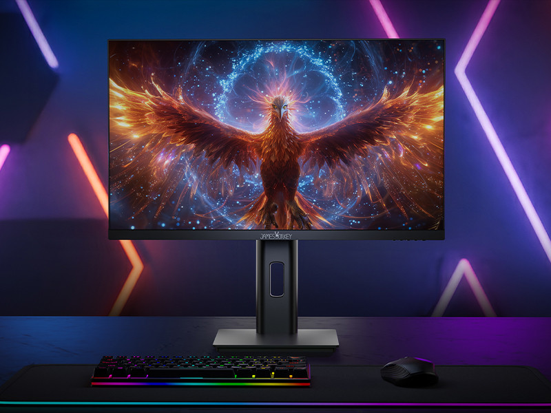 James Donkey Arven A70 27″ 240Hz 0.5Ms FHD VA Panel Gaming RGB Pivot Monitör (Sıfır Ölü Piksel Garantili)
