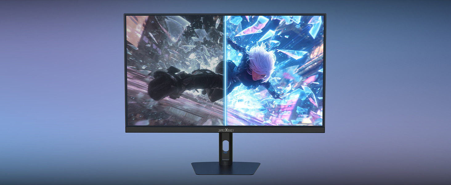 James Donkey Auren Q70 27″ 270Hz 0.5Ms 2K QHD HDR400 Fast IPS RGB Pivot Gaming Monitör (Sıfır Ölü Piksel Garantili)