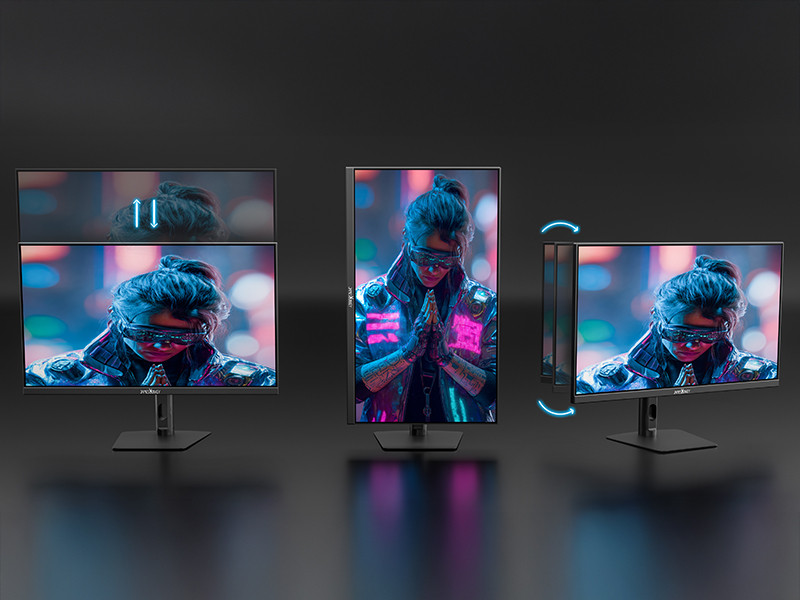 James Donkey Auren Q70 27″ 270Hz 0.5Ms 2K QHD HDR400 Fast IPS RGB Pivot Gaming Monitör (Sıfır Ölü Piksel Garantili)