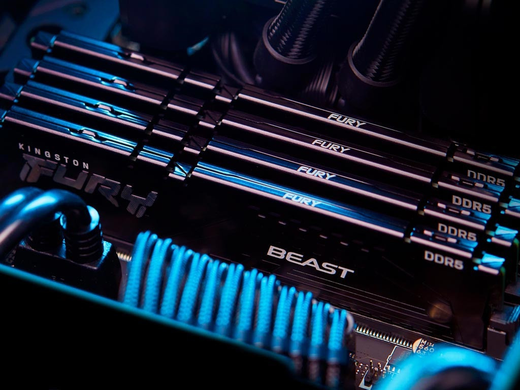 Kingston Beast KF556C36BBEK2-32TR 32GB (2x16) DDR5 5600Mhz CL36 Siyah Gaming RAM