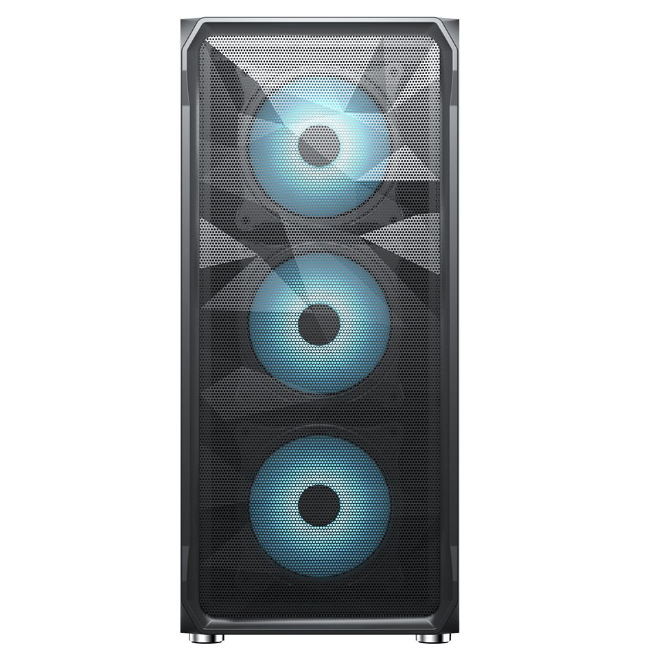 Frisby FC-9485G 600W 80+ Bronze 4x120mm RGB Fan Temperli Cam Mesh USB 3.0 ATX Mid-Tower Gaming Kasa