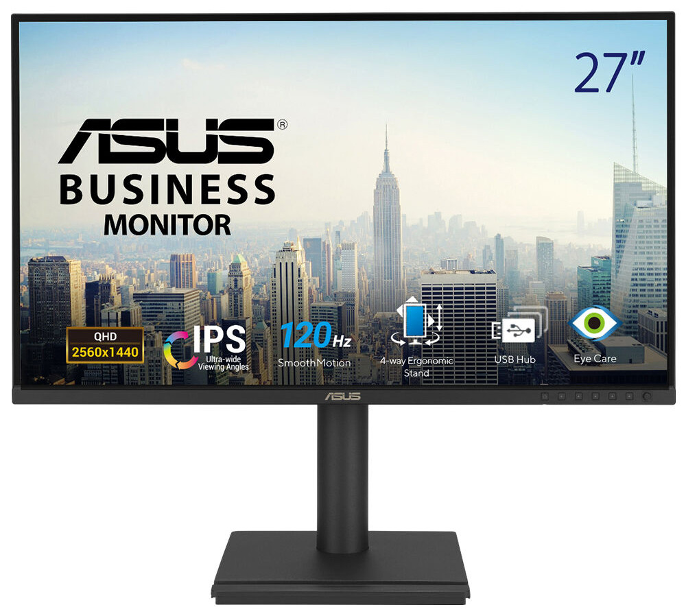 ASUS BE27AQG 27″ 120Hz 5ms Eye Care Yükseklik Ayarlı QHD IPS Monitör