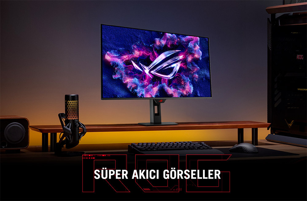 ASUS ROG Strix XG32UCDS 31.5″ 165Hz 0.03Ms OLED 4K UHD Adaptive-Sync QD-OLED Gaming Monitör