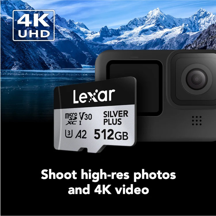 Lexar LMSSIPL512G-BNANG 512GB 205/150MB/s MicroSD Hafıza Kartı