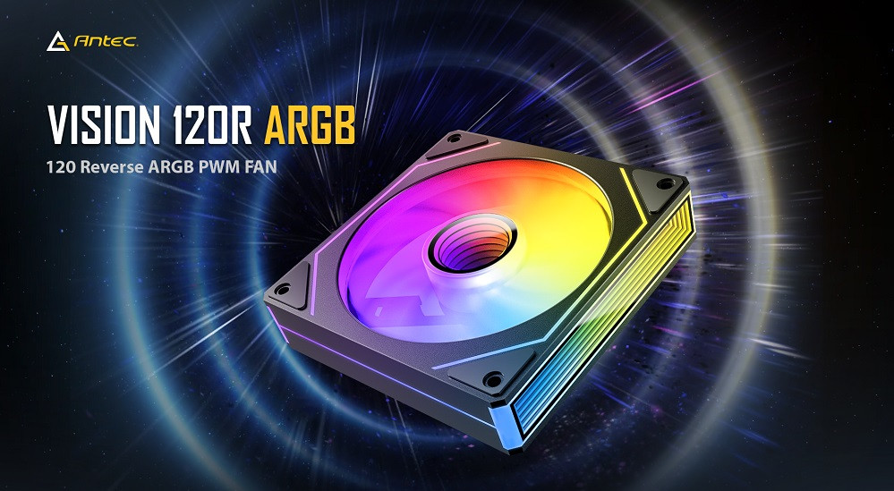 Antec Vision 120R ARGB 3x120mm Reverse Siyah Kasa Fanı
