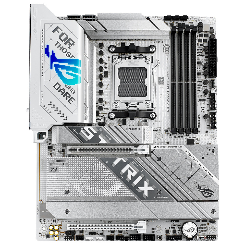 ASUS ROG STRIX X870-A GAMING WIFI AMD X870 Soket AM5 DDR5 8000+(OC)MHz ATX Gaming Anakart