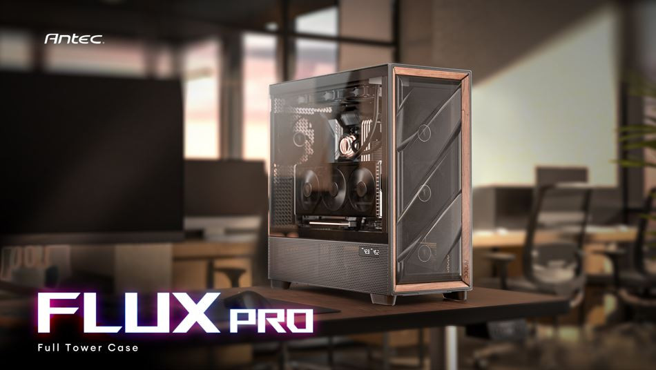 Antec FLUX PRO 2x120mm 4x140mm Fan Temperli Camlı Full Tower E-ATX Gaming (Oyuncu) Kasa 