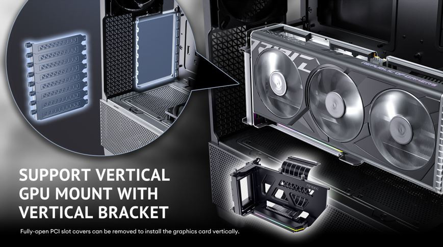Antec FLUX PRO 2x120mm 4x140mm Fan Temperli Camlı Full Tower E-ATX Gaming (Oyuncu) Kasa 