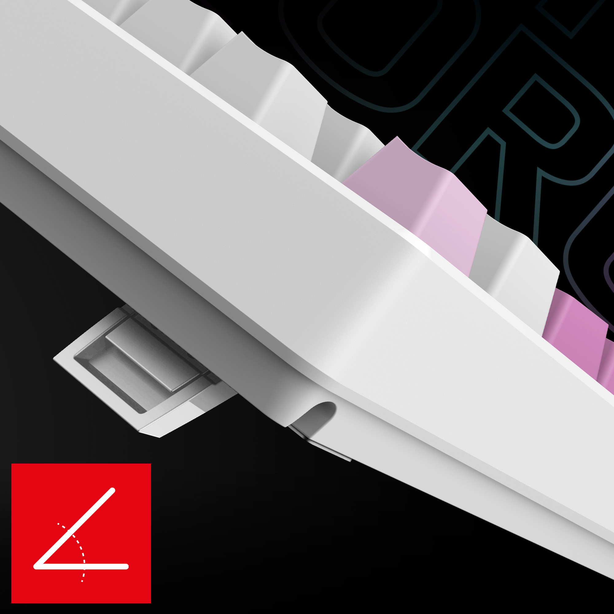 MSI FORGE GK600 TKL WIRELESS SKY TR RGB Mekanik Gaming  Klavye