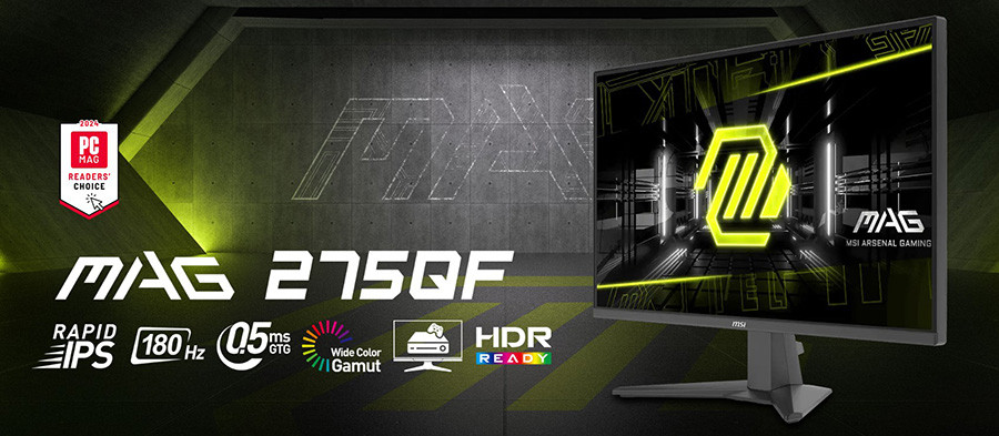 MSI MAG 275QF 27″ 180Hz 0.5Ms Adaptive Sync Gaming Monitör