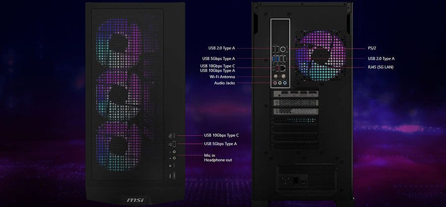MSI MPG INFINITE X3 AI 2NVV9-229TR INTEL ULTRA 9 285K 32GB DDR5 1000GB SSD RTX 5080 VENTUS 3X W11 Gaming Masaüstü PC
