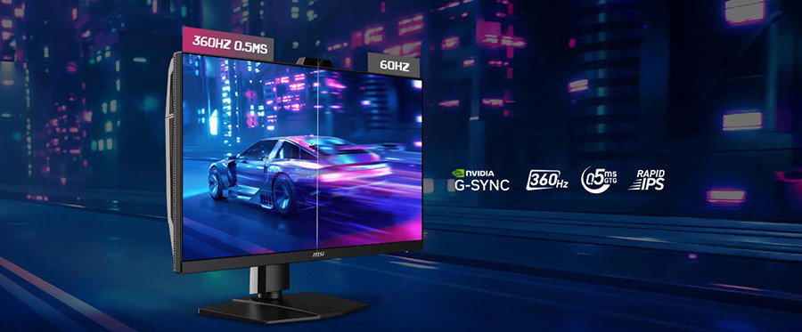 MSI MPG 272QRF X36 27″ 360Hz 0.5ms 2K G-SYNC Pulsar Pivot WQHD Rapid IPS Gaming(Oyuncu) Monitör