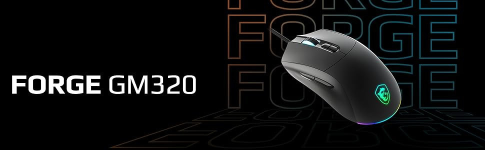 MSI GG FORGE GM320 Gaming Mouse