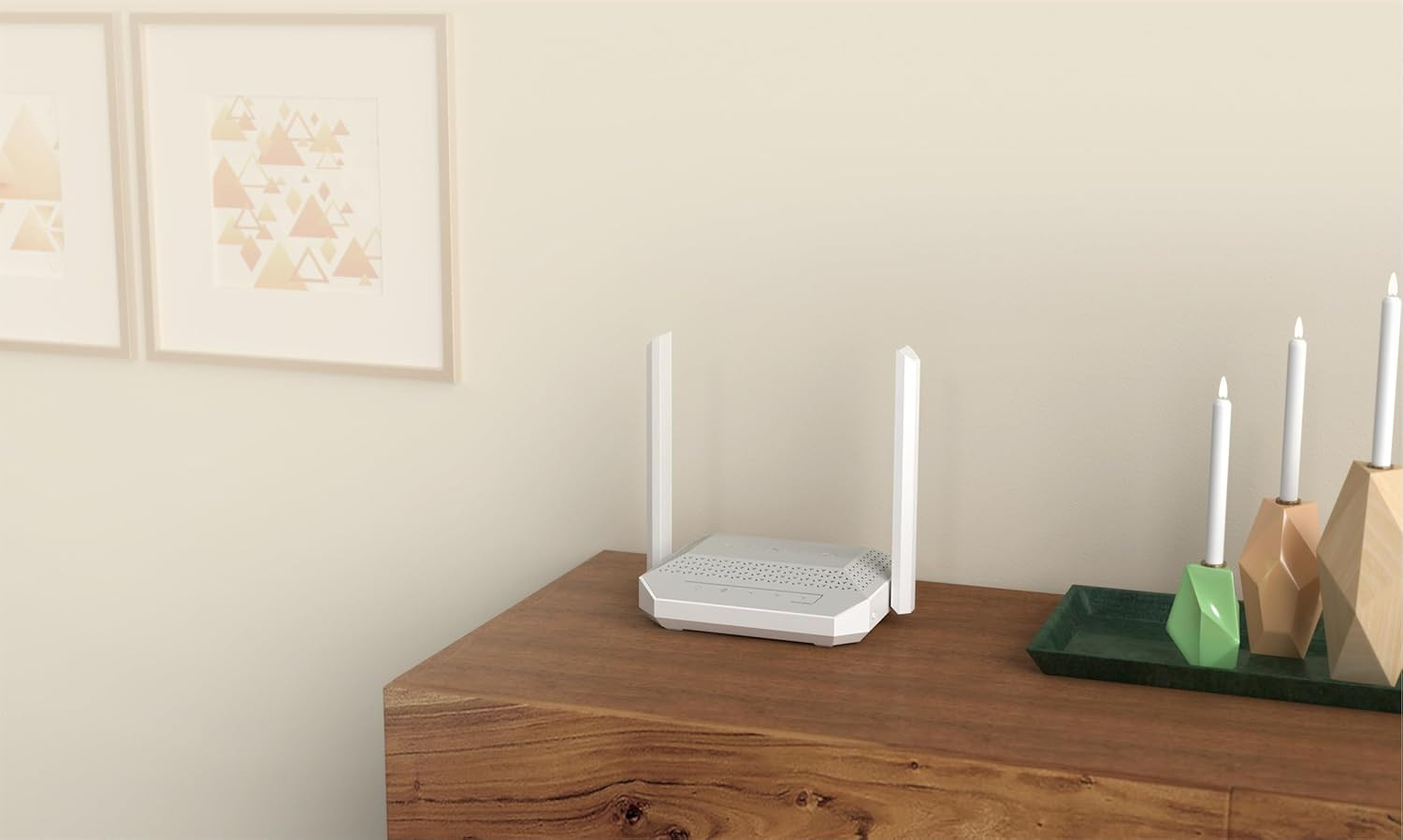 Keenetic Racer AX3000 Mesh Wi-Fi 6 Gigabit Router/Extender + 2 adet Gigabit Ethernet Portu KN-4010-01-EU