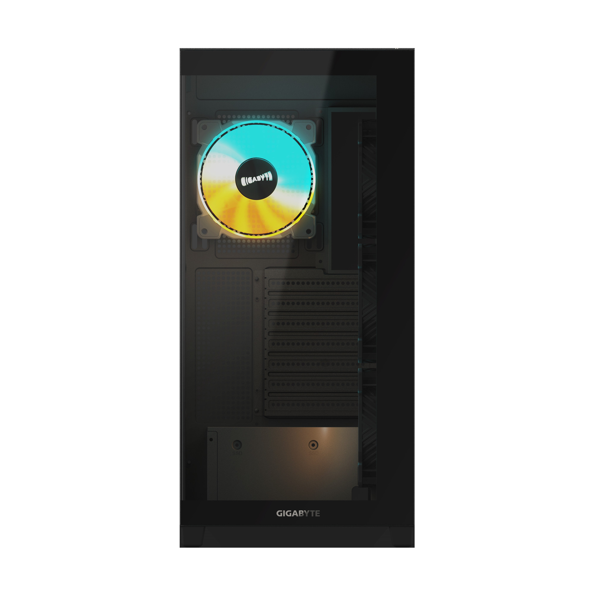 Gigabyte C500 GB-C500P ST Panoramic Stealth Glass USB 3.0 USB-C ATX Mid Tower Gaming (Oyuncu) Kasası