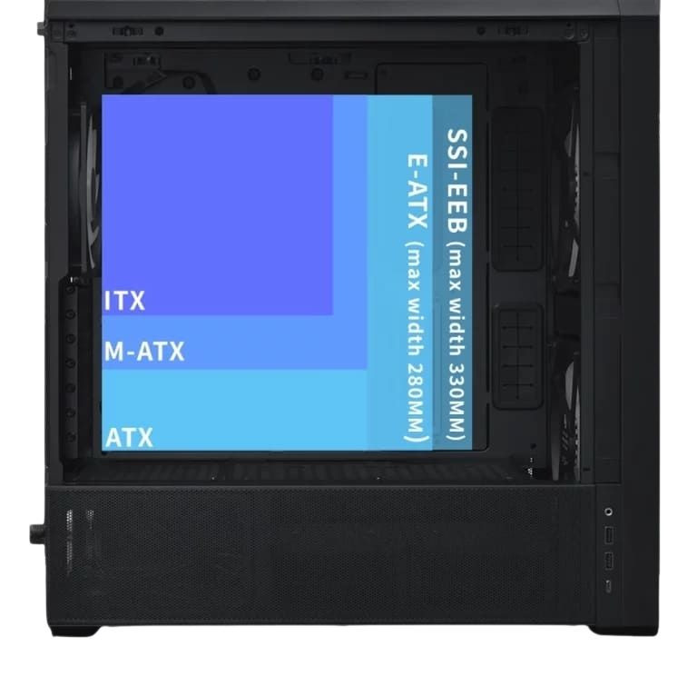 Lian Li Lancool 217 INF Beyaz E-ATX Mid-Tower Kasa