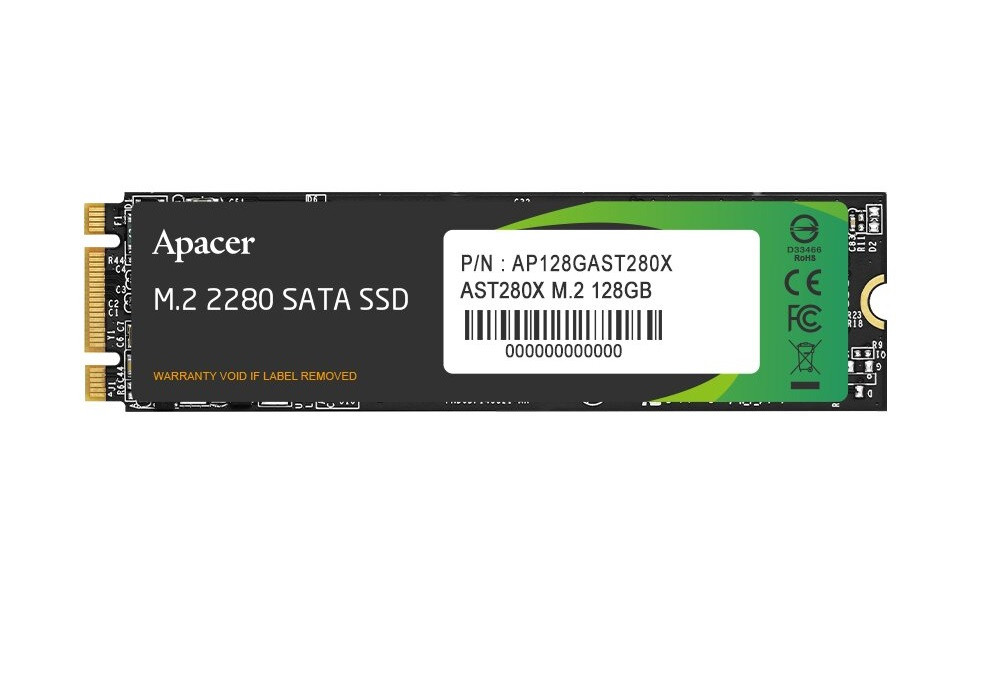 Apacer AST280X 128GB 520/500MB/s M.2 SATA III SSD Disk (AP128GAST280X-1)