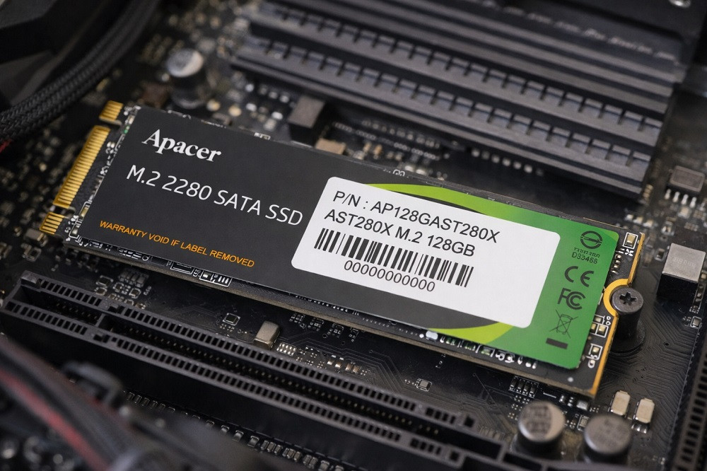 Apacer AST280X 128GB 520/500MB/s M.2 SATA III SSD Disk (AP128GAST280X-1)