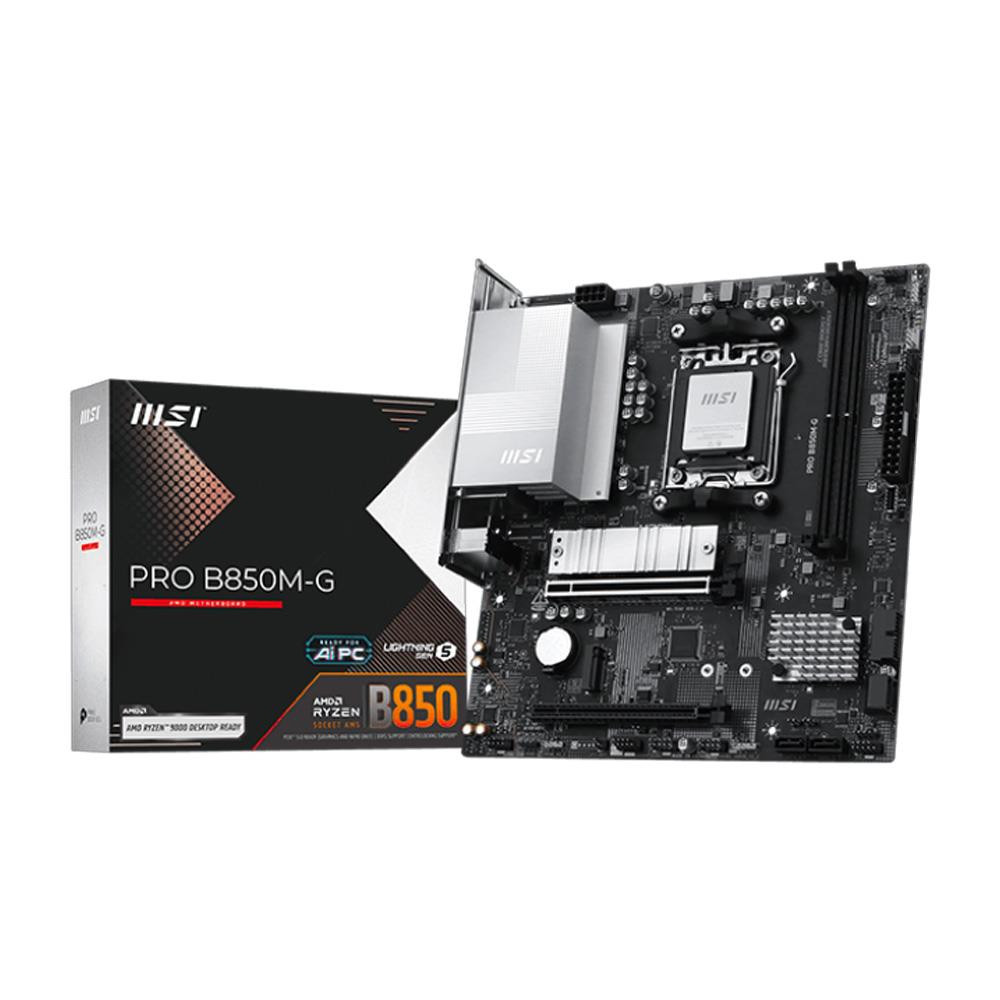 MSI PRO B850M-G AM5 DDR5 8200+(OC)MHz mATX Anakart
