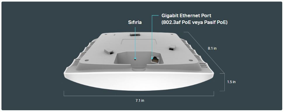 TP-Link Festa F52 1350 Mbps Tavan Tipi Access Point