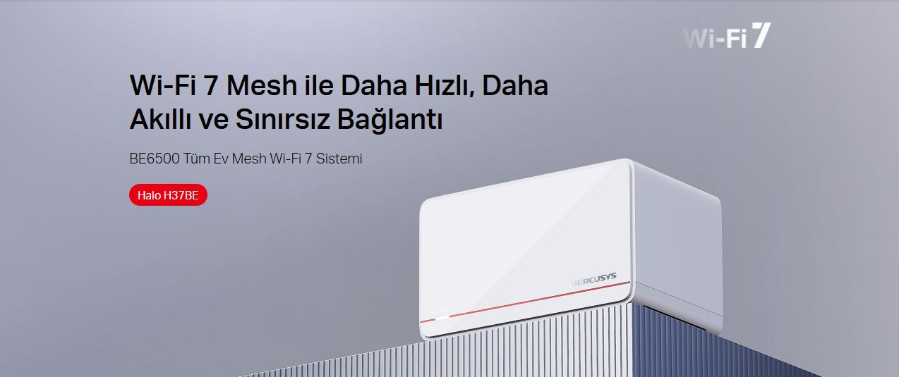 Mercusys Halo H37BE 6500 Mbps 2`li Router