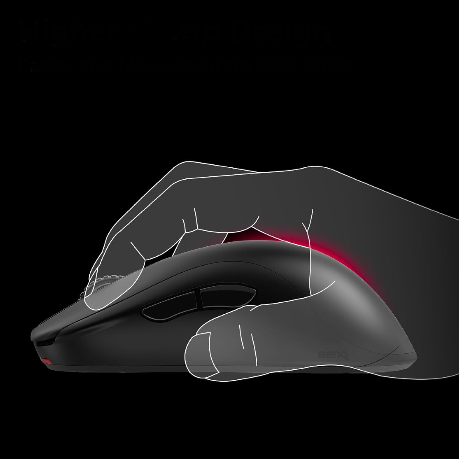 Zowie ZA13-DW Küçük boy 4K Simetrik Kablosuz E-spor Oyuncu Mouse