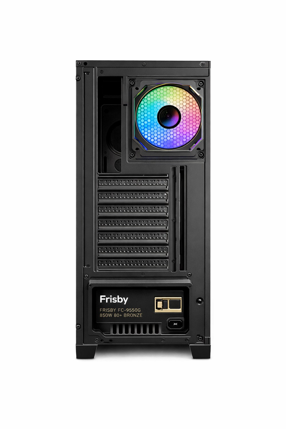 Frisby FC-9550G 850W 80+ Bronze 7x120MM ARGB FAN Mid Tower ATX Siyah Gaming Kasa