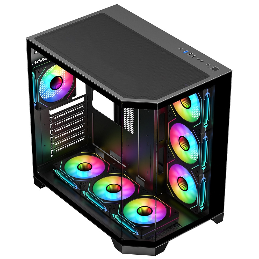 Frisby FC-9550G 850W 80+ Bronze 7x120MM ARGB FAN Mid Tower ATX Siyah Gaming Kasa