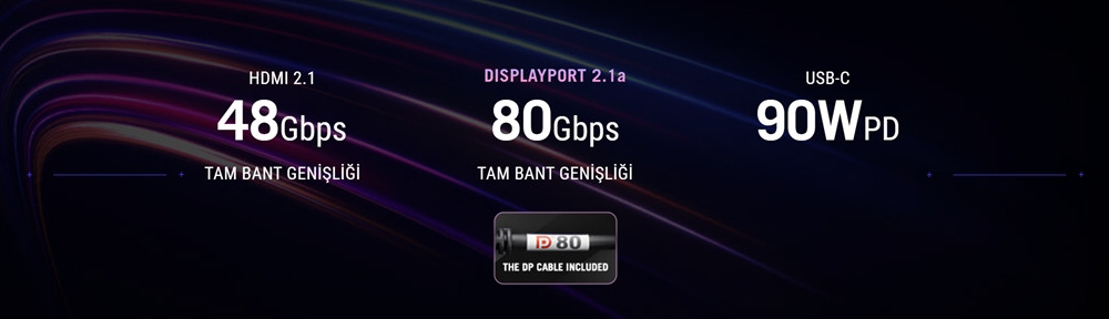 ASUS ROG Swift OLED PG32UCDM3 31.5 inç 240Hz 0.03ms 4K UHD Adaptive Sync QD-OLED Gaming Monitör