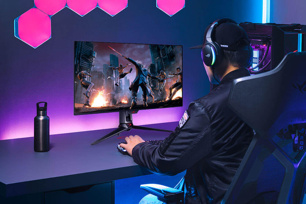 ASUS ROG Swift OLED PG32UCDM3 31.5 inç 240Hz 0.03ms 4K UHD Adaptive Sync QD-OLED Gaming Monitör