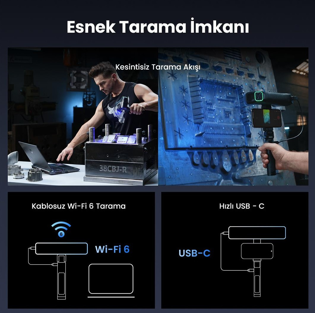 Revopoint MetroY Pro 3D Tarayıcı
