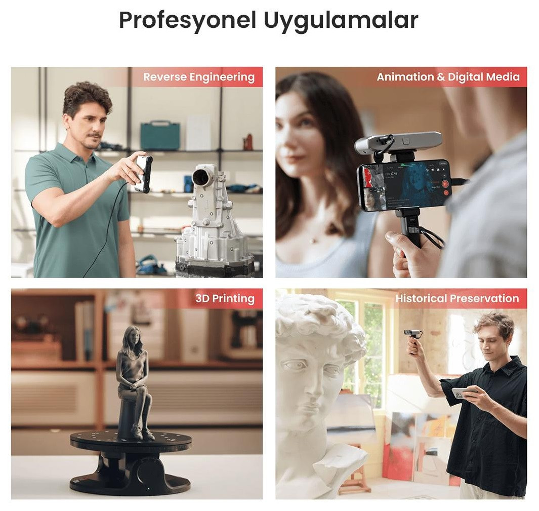 Revopoint Inspire 2 Premium Edition 3D Tarayıcı