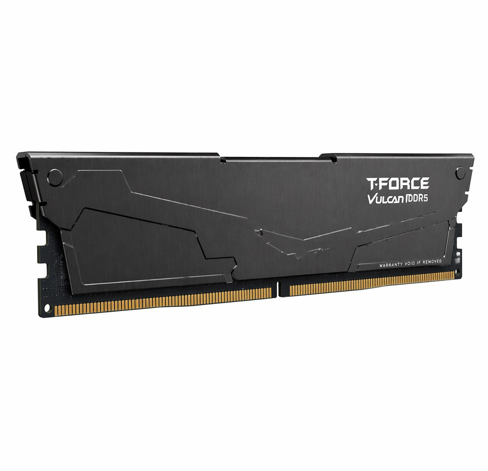 Team T-Force Vulcan Black 16GB (1x16GB) 6000Mhz DDR5 CL38 Siyah Gaming Ram