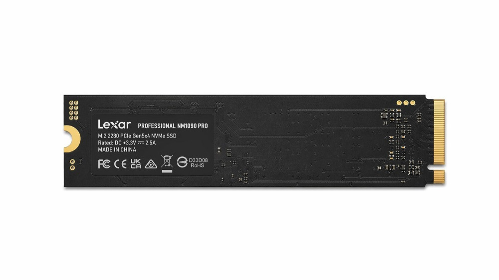 Lexar NM1090 Pro 1TB Gen5x4 14000/10000/sn NVMe PCIe M.2 SSD (LNM109P001T-RNNNG)
