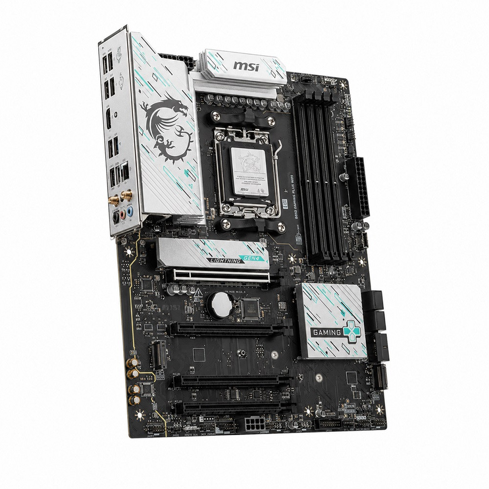 MSI MAG B850 GAMING PLUS MAX WIFI7 AM5 DDR5 8200+(OC)MHz ATX Gaming Anakart