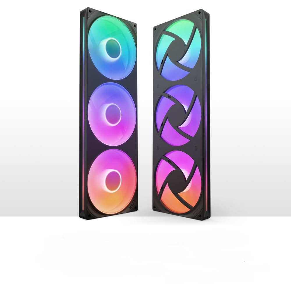 NZXT RGB F420RGB RF-U42HF-B1 420MM Siyah Kasa Fanı