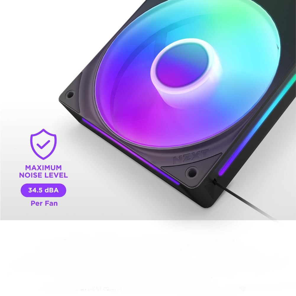 NZXT RGB F420RGB RF-U42HF-B1 420MM Siyah Kasa Fanı
