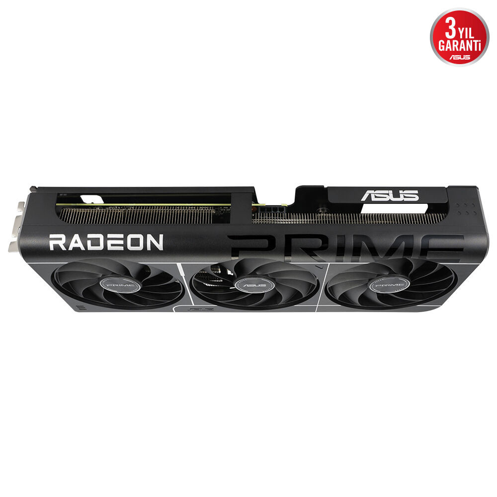 ASUS Prime AMD Radeon RX 9060XT 16GB PRIME-RX9060XT-O16G GDDR6 128Bit DX12 Gaming Ekran Kartı