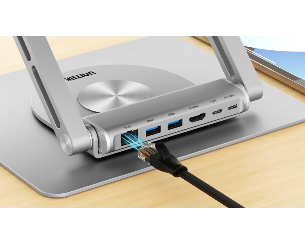 Unitek USB-C Dizüstü Bilgisayar Bağlantı İstasyonu