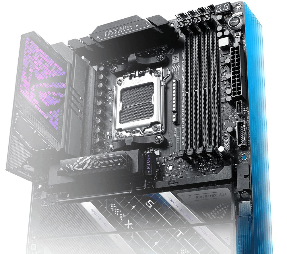 ASUS ROG STRIX X870E-E GAMING WIFI7 NEO AMD X870 AM5 DDR5 9000 HDMI Gaming (Oyuncu) Anakart
