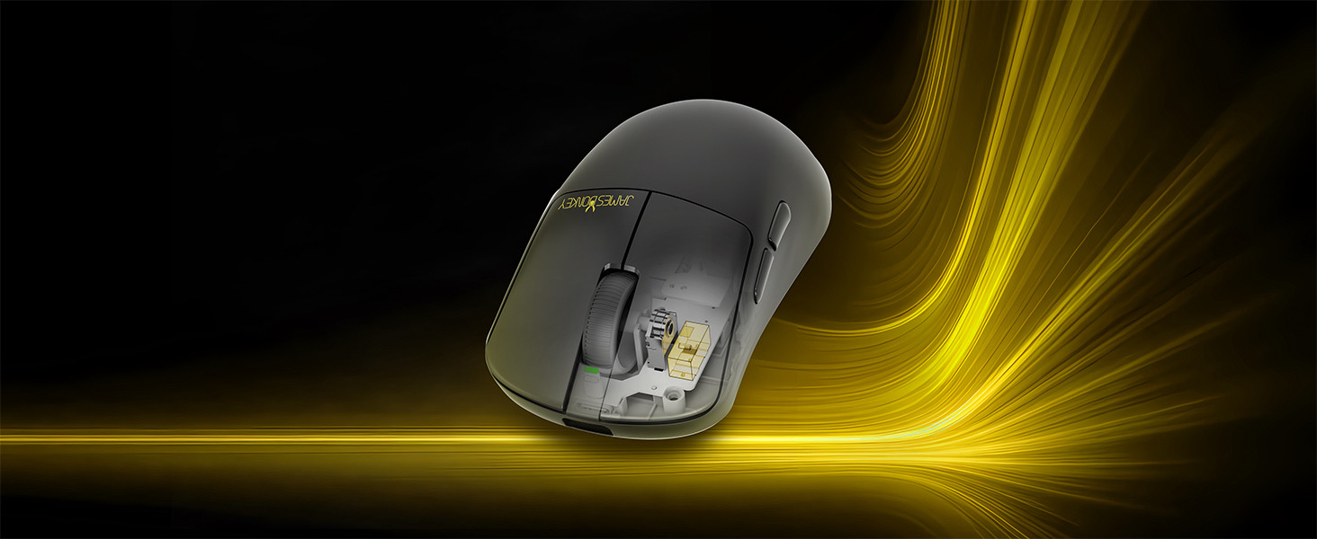 James Donkey JDM11 PAW3311 12.000DPI Triple Mode (Kablolu/Bluetooth/2.4G) Siyah Gaming Mouse
