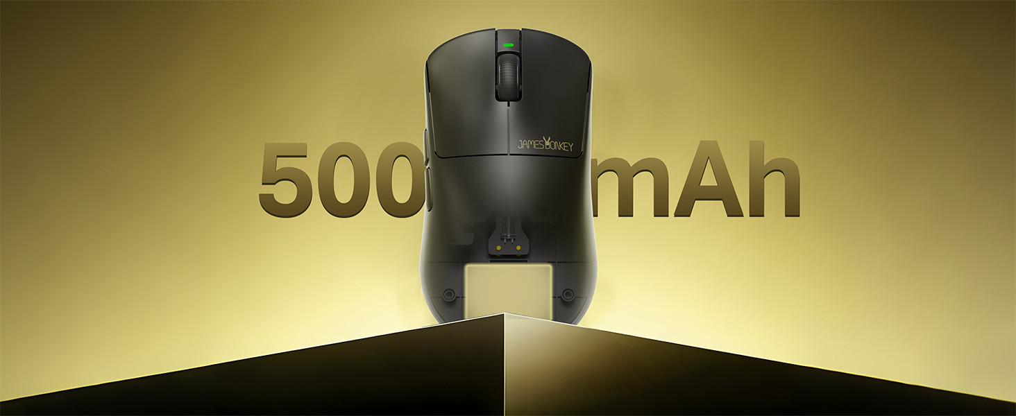 James Donkey JDM11 PAW3311 12.000DPI Triple Mode (Kablolu/Bluetooth/2.4G) Siyah Gaming Mouse